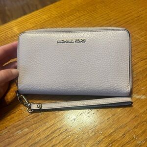 Blush pink Michael Kors Wristlet
